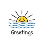 Greetings - black